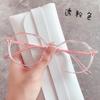 Women's Polygonal Vintage Anti-Blue Light Glasses - Flat Lenses, Fashionable Design