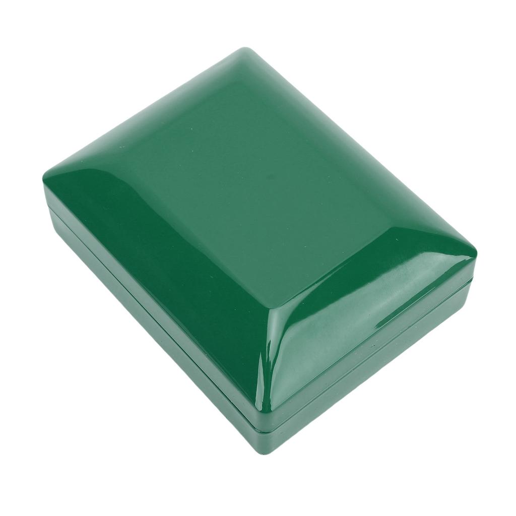 LED Light Up Pendant Box with Built In Battery Glossy Finish Necklace Jewelry Storage Case for Proposals Engagements