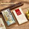 Panda-Themed Cultural Metal Tassel Bookmark Gift Box – Engraved Graduation and Birthday Souvenir
