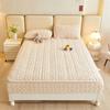 Hibiscus Tartar Thickened Fitted Winter Sheet Single Piece Thick Milk Velvet Bedspread Simmons Mattress Protector