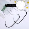 3 Packs Hat Hangers for Closet, Hat Organizers, Baseball Caps, Stainless Steel Hat Storage Hook, Hat Rack, Slip-Resistant, Space-Saving, Black