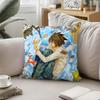 Cool L. Lawliet Throw Pillow Covers Pattern Cushion Cover Suitable For Sofa Bedroom Car Pillow Cover