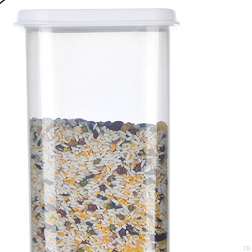 Box with Lids Transparent Square Vacuum Lid Jars Sealable Container