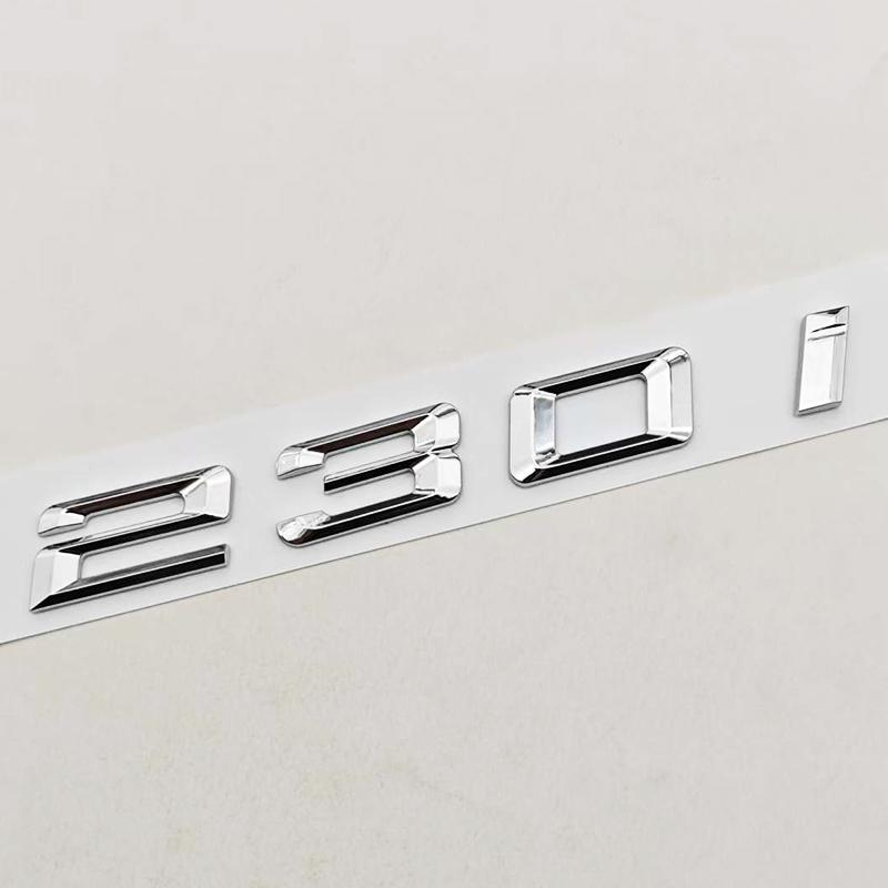 3D ABS Car Styling Logo 230i 220i 218i 225i Badge Sticker Rear Trunk Emblem For BMW 2 Series 230i 220i 218i 225i Accessories