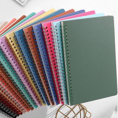 A5 Spiral Notebook 160 Pages, Thick Paper Eye Protection Lined, Writing Notebook for School College Office Diary