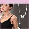 Exquisite Pearl Butterfly Necklace For Women With Unique Design And Elegant Charm