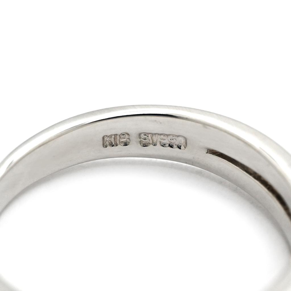 Courreges - Logo combination ringRing ring Silver925/18K Pink Gold #11(JP Size) Array