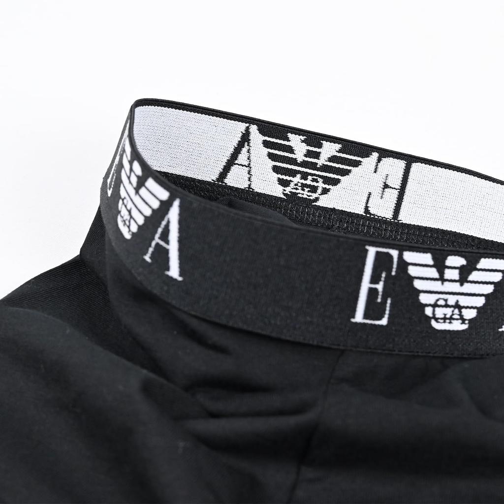 Emporio Armani Men's Boxer Briefs, 3-Pack, Black, Size Small, 111357 CC715 21320 [Parallel Import]