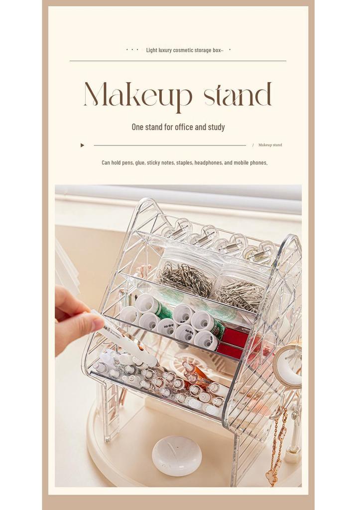 High-End Multi-Layer Makeup and Skincare Organizer