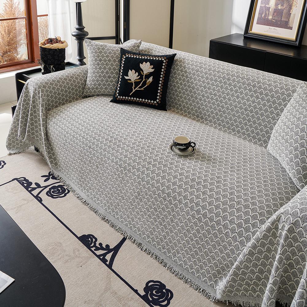 Universal Chenille Living Room Decorative Sofa Towel Home Dustproof Couch Protective Cover Breathable Dustproof Blanket 180x180cm