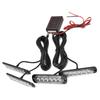 Car 4x6LED Sync Red Blue Strobe Flash Light LED Emergency Warning Lamp 12V with Remote Control