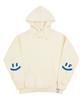 [Unisex] Elbow Spray Smile Drawing Hoodie_Cream