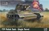 IBG 1/35 Scale Polish Army 7TP Single Turret Tank with 37mm Gun and Full Interior, Plastic Model Kit PB35069