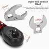 10pcs/Set Chrome Finish Crowfoot Wrench Heads Hand Tool Accessories  Mechanical Repair