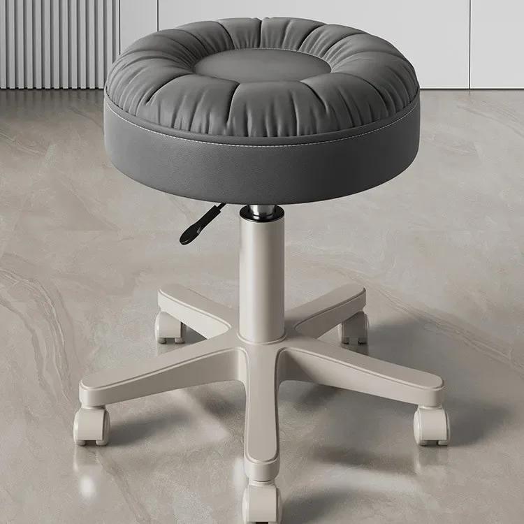 Taburete de Maquillaje, Lujo Ligero de Gama Alta para Dormitorio Femenino, Taburete de Tocador de Estilo Nuevo, Silla Pequeña Moderna y Sencilla para Salón de Uñas