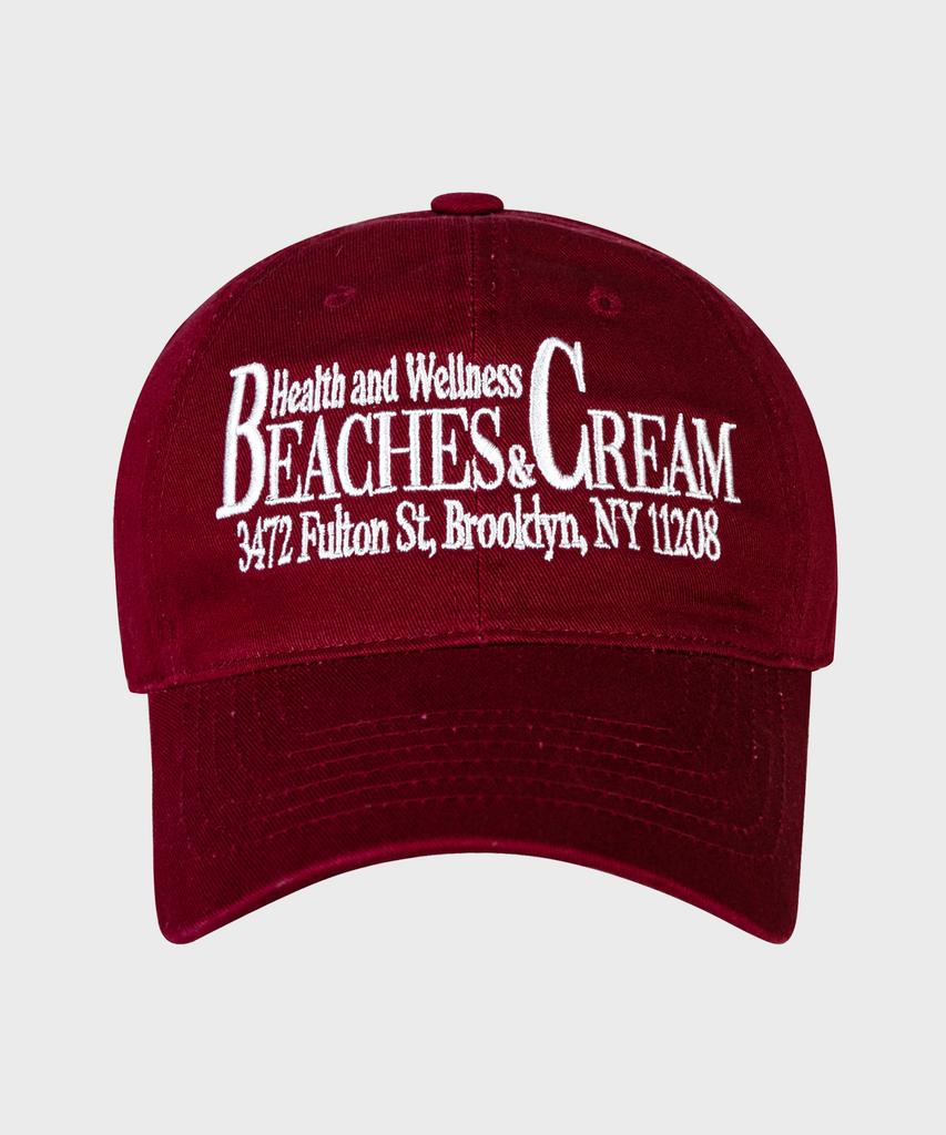 Bichiseuaenkeulim Health And Wellness Ball Cap-Burgundy