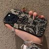 Fashion Sexy Lace Trim Pattern Phone Case For iPhone 17 16 15 14 13 12 11 Pro Max Plus X XR XS 17 Air 16E Y2K Hard Back Cover