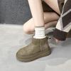 Women's Snow Boots Flat-soled, Non-slip Women Ankle Boots and Short Boots Winter Warm Slip-on Female Boots