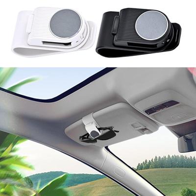 Sunglass Holder For Car Eyeglass Hanger Clip Visor Accessories Gadgets Sunglasses Mount Ticket Card Organizer For Commute Travel