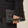 Fendi Metal Monster Eyes Calfskin Clutch Men Clutch Black 7VA3508KLF0GXN