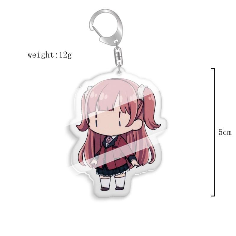 Kakegurui Anime Keychain - Yumeko Jabami & Luna Yumetsuki Acrylic Keyring