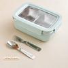 Divided Bento Lunch Box Detachable Lid Student Portable Large Capacity Sealed Lunch