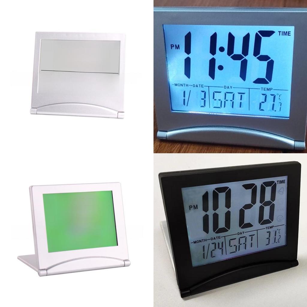 Projection Clock With Digital Calendar Temperature Weather Forecast For Home Office