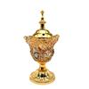 Creative Middle Eastern Gift Middle Eastern Golden 220V Electric Censers Metal Bakhoors Burners Safe ,Not Have Flame