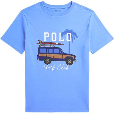 Polo T-Shirt Car Print Cotton Jersey Short Sleeve Kids Tops CWPOTSHY8021054-430