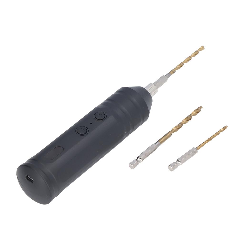 Electric Screwdriver Cordless with 3pcs Twist Drill Bit Tool Set Kit for Maintenance