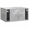 Wall Mounted TV Cabinet Concrete Grey 59.5 x 41 x 30 cm