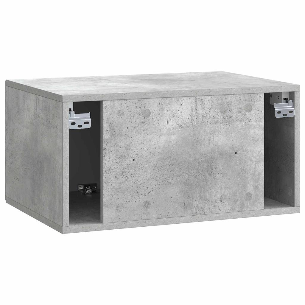 Wall Mounted TV Cabinet Concrete Grey 59.5 x 41 x 30 cm