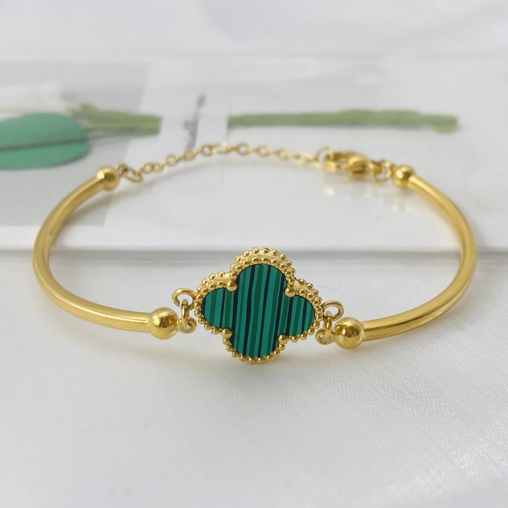 Lucky Four-leaf Clover Five-flower Bracelet - Tarnish-free Women's Bracelet
