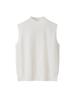 Women's Pure Cashmere Sleeveless High Neck Knit Sweater Vest
