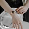 New Watch Women's Simple Temperament Square Small Dial Belt Women's Niche Watch Fashion Mesh Chain Watch