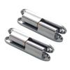 Pack Of 2 Heavy Duty Cabinet Hinges Galvanized Steel Door Hardware Heavy Load for Interior Wooden Frames & Metal Boxes