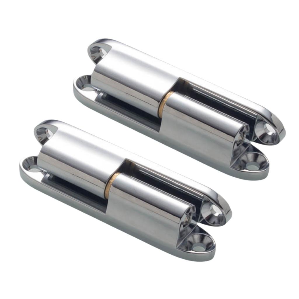 Pack Of 2 Heavy Duty Cabinet Hinges Galvanized Steel Door Hardware Heavy Load for Interior Wooden Frames & Metal Boxes