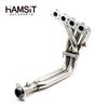 Hamsit exhaust manifold header for 88-00 Honda Civic CR-X Del Sol D Series Engine SOHC stainless steel