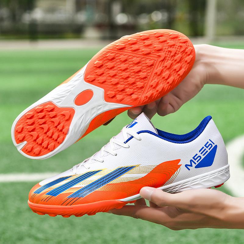 

Ronaldo s new European Cup football shoes for boys and girls, children s TF broken nails and long nails, youth adult sneakers 45