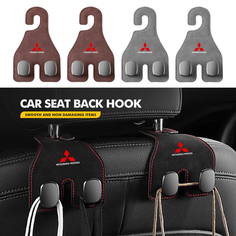 cxumpj1 For Mitsubishi Car Seat Hook Hanger Bag Organizer Multi-Function Hook Accessories Lancer ASX Pajero Mirage Attrage Xpander