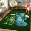 1pc Monsters, Inc Pattern Area Rug Soft Flannel Floor Mat for Living Room,Office,Bedroom and Carpet