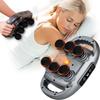 6 Head Massage Gun Deep Tissue with 9 Levels & 9 Modes, Electric Massager Tool for Legs, Arms, Waist, Back, Buttocks - Full Body Muscle Pain Relief,