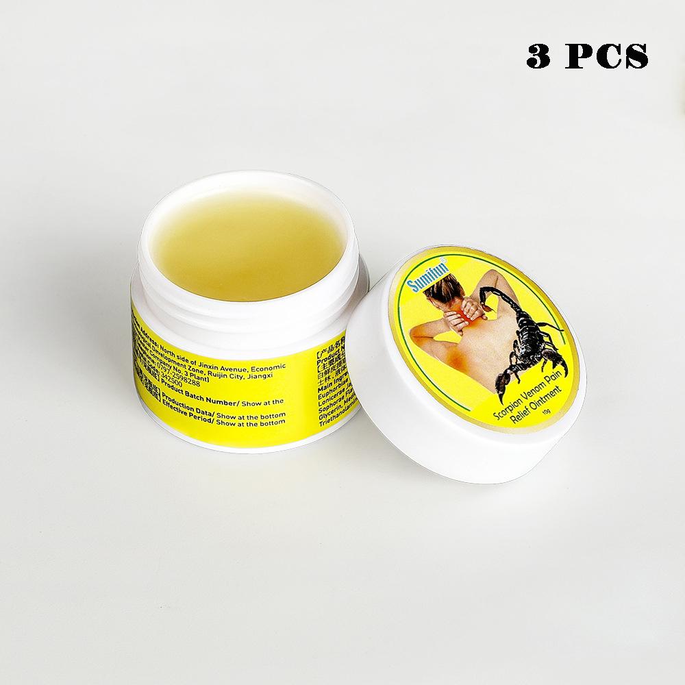 1/3/5pcs Sumifun 10g Scorpion Venom Activating Ointment Neck and Lumbar Pain Pain Ointment