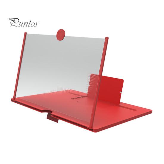 Desktop Phone Stand 10/12/14/16/18-Inch Screen Magnifier Foldable Holder with Mobile Enlarger Amplifier Movies Videos Smartphone Magnifying Projector