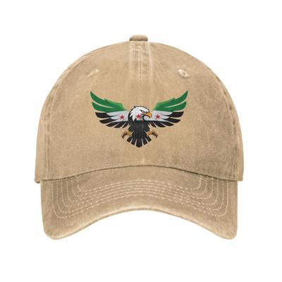 Men Women Eagle of Syrias 2025 Print Hat Classic Distressed Denim Baseball Cap Adjustable