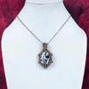 Shungite Rough Pendant Copper Wire Wrapped Handmade Pendant Gemstone Jewelry