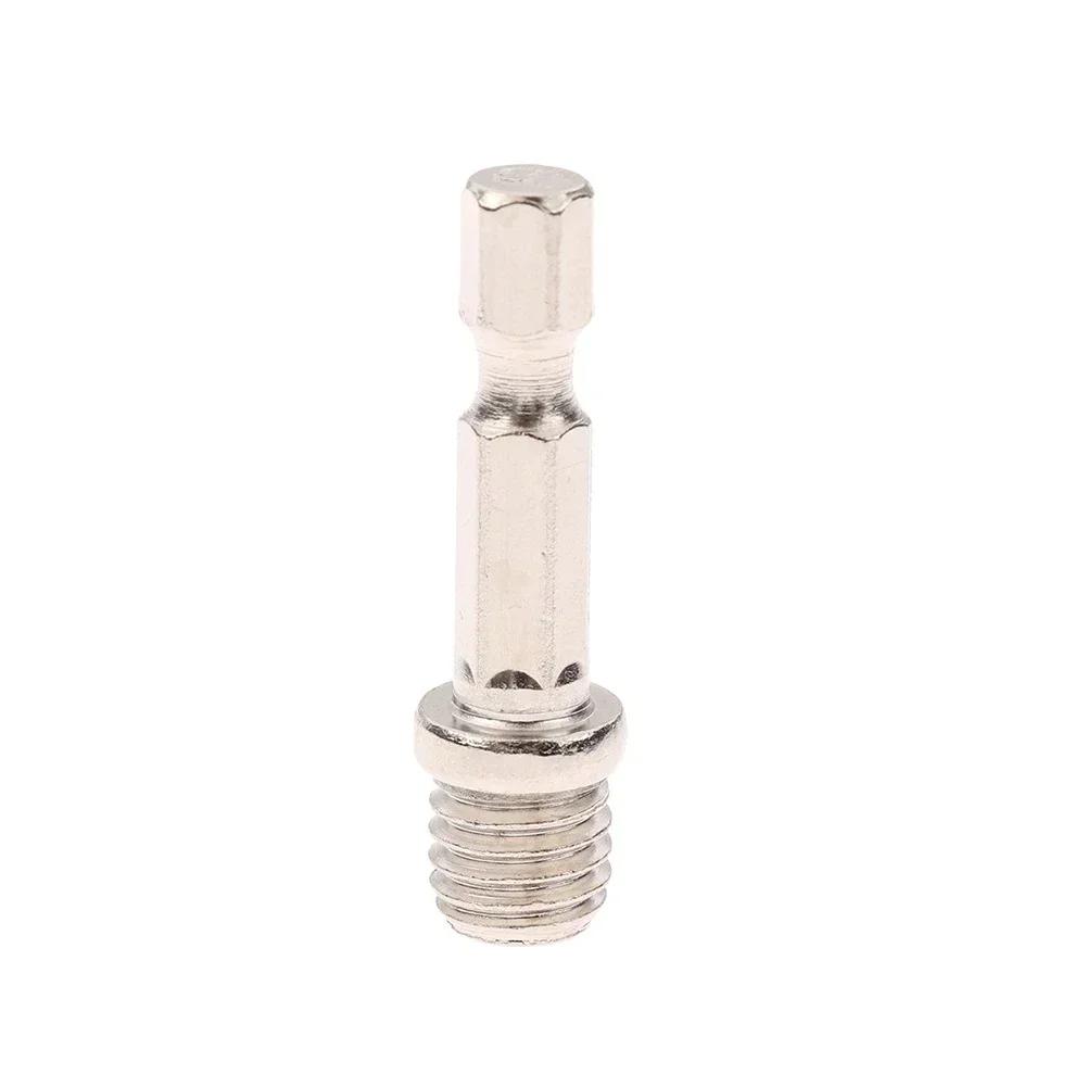 1Pc Diamond Polishing Pad 3/4inch Backer Pad Aluminum Base Backing Holder M14 M10 M16 Thread Connector Rod For Polisher Tools