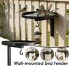 Wall Mounted Bird Bath Feeder Raised Rim Bird Feeder Minimalist Bird Bath  Patio Porch