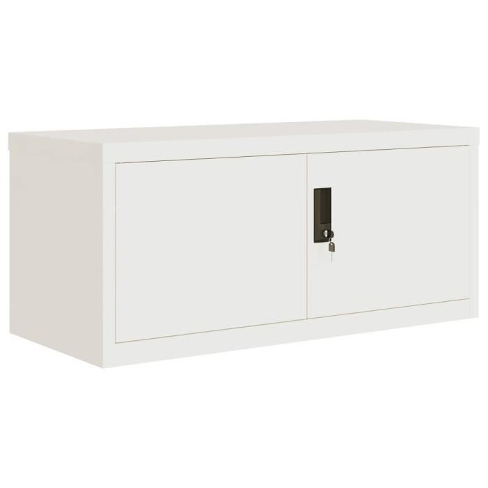 VidaXL Classeur blanc 90x40x40 cm acier 339716