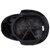 Men's Genuine Leather Winter Hat with Ear Protection and Velvet Lining for Seniors